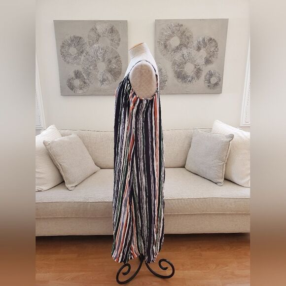 🌞 CITY CHIC 🌞 Jungle Stripe Maxi Sundress - [Size 16] - Picture 5 of 11